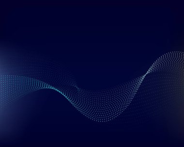 Soyut teknoloji iletişim verisi Vektör arkaplanı bilimi