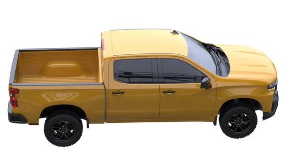 Kisteherautó Elkülönítve Háttérben Renderelés Illusztráció — Stock Fotó