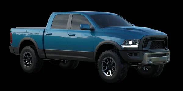 Pickup Truck Isolated Background Rendering Illustration — Foto de Stock