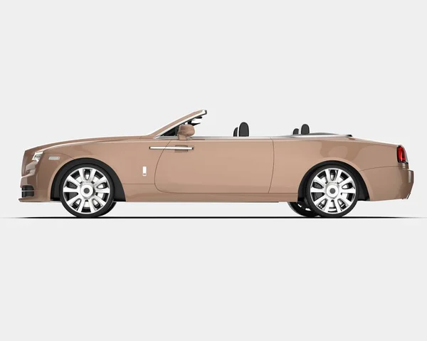 Luxury Car Isolated Background Rendering Illustration — Stock Photo, Image