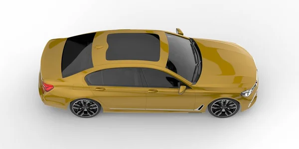 Auto Lusso Isolato Sfondo Rendering Illustrazione — Foto Stock