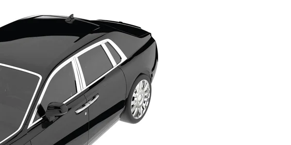Luxury Car Isolated Background Rendering Illustration — Stock Photo, Image