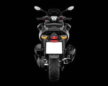 Scooter arka planda izole edilmiş. 3d görüntüleme - illüstrasyon