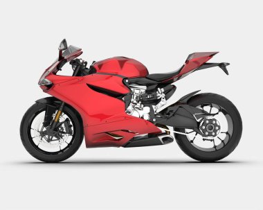 Arka planda süper motor izole edilmiş. 3d görüntüleme - illüstrasyon