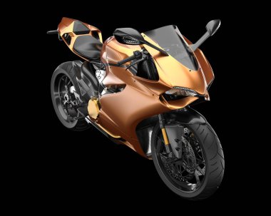 Arka planda süper motor izole edilmiş. 3d görüntüleme - illüstrasyon