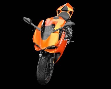 Arka planda süper motor izole edilmiş. 3d görüntüleme - illüstrasyon