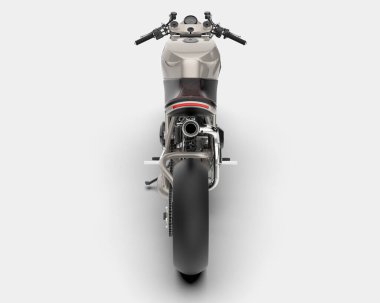 Arka planda hızlı bisiklet izole edilmiş. 3d görüntüleme - illüstrasyon