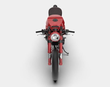 Arka planda hızlı bisiklet izole edilmiş. 3d görüntüleme - illüstrasyon