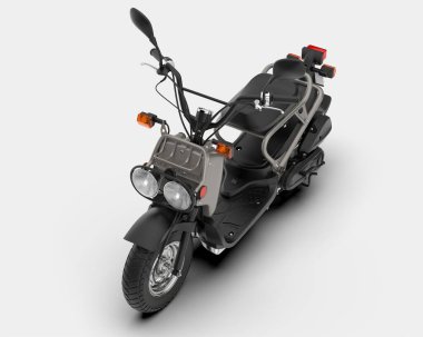 Arka planda süper motor izole edilmiş. 3d görüntüleme - illüstrasyon