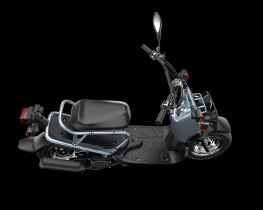 Arka planda süper motor izole edilmiş. 3d görüntüleme - illüstrasyon