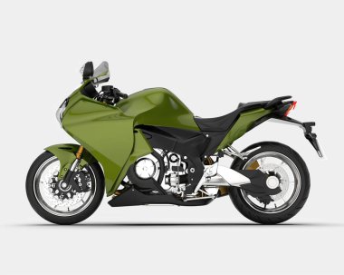 Arka planda süper motor izole edilmiş. 3d görüntüleme - illüstrasyon