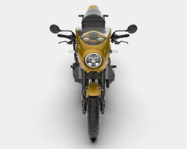 Arka planda hızlı bisiklet izole edilmiş. 3d görüntüleme - illüstrasyon