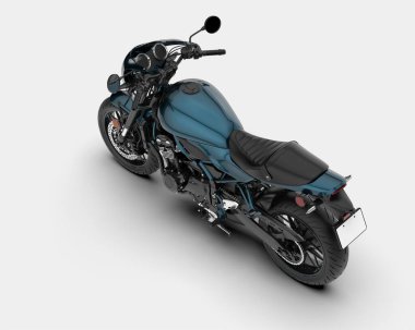 Arka planda hızlı bisiklet izole edilmiş. 3d görüntüleme - illüstrasyon