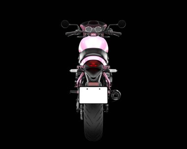 Arka planda hızlı bisiklet izole edilmiş. 3d görüntüleme - illüstrasyon