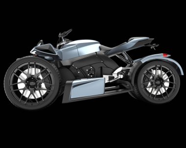 ATV arka planda izole edildi. 3d görüntüleme - illüstrasyon