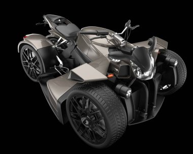 ATV arka planda izole edildi. 3d görüntüleme - illüstrasyon