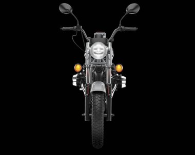 Scooter arka planda izole edilmiş. 3d görüntüleme - illüstrasyon