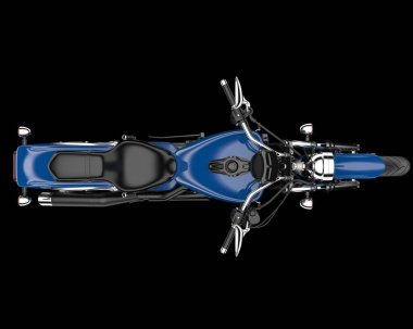 Arka planda hızlı bisiklet izole edilmiş. 3d görüntüleme - illüstrasyon