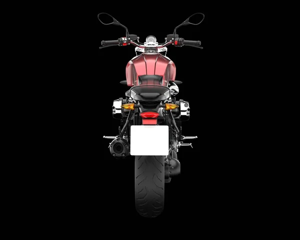 Motocicleta Isolada Segundo Plano Renderização Ilustração — Fotografia de Stock