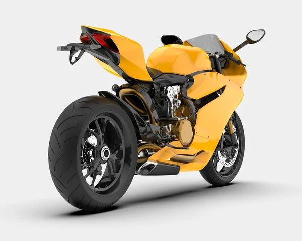 Arka planda süper motor izole edilmiş. 3d görüntüleme - illüstrasyon