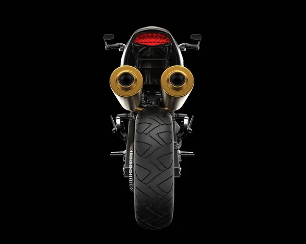 Fast Motorcycle Isolated Background Rendering Illustration — Stock Photo, Image