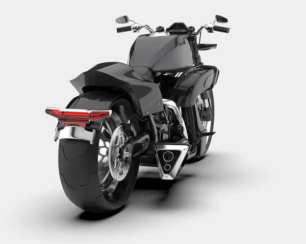 摩托车与背景隔离 3D渲染 — 图库照片