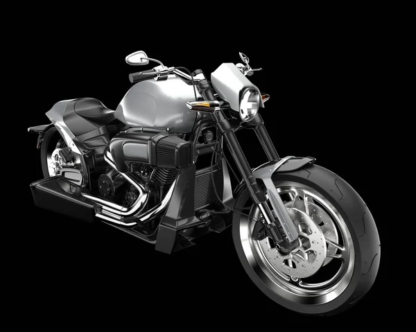 Motosiklet arka planda izole edilmiş. 3d görüntüleme - illüstrasyon
