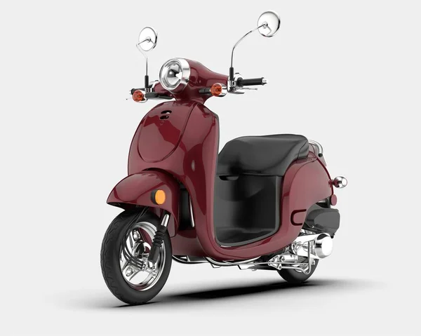 City Scooter Isolated Background Rendering Illustration — Stock Photo, Image