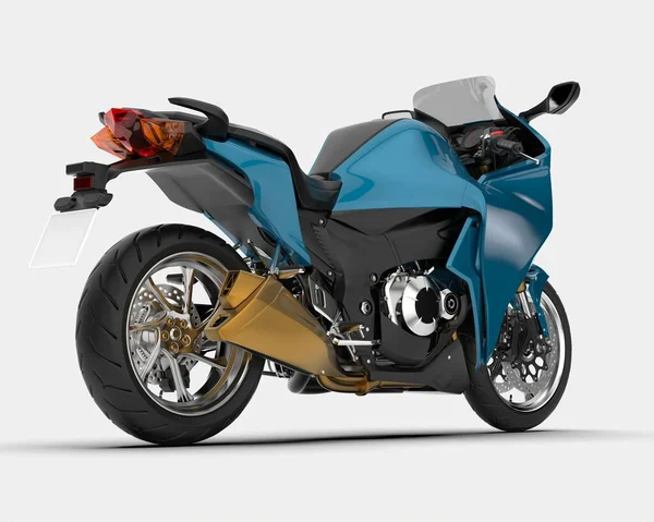 Arka planda hızlı bisiklet izole edilmiş. 3d görüntüleme - illüstrasyon