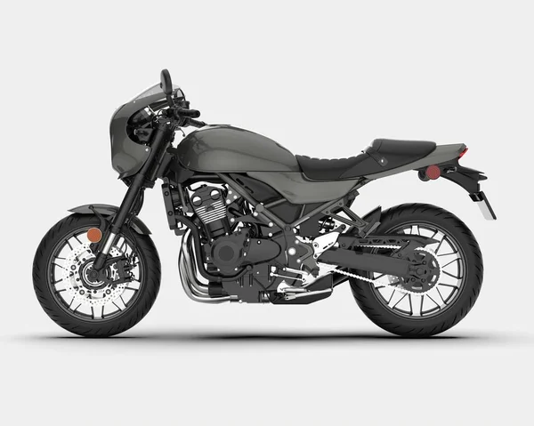 Arka planda hızlı bisiklet izole edilmiş. 3d görüntüleme - illüstrasyon