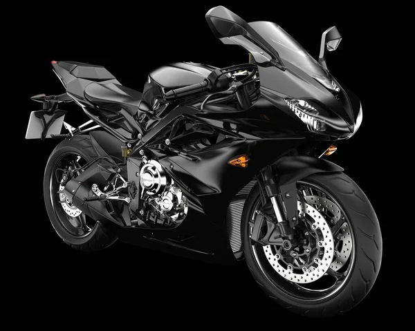 Arka planda hızlı bisiklet izole edilmiş. 3d görüntüleme - illüstrasyon