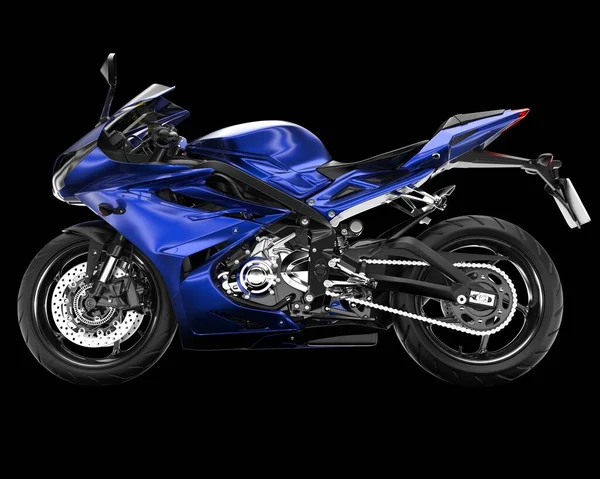 Arka planda hızlı bisiklet izole edilmiş. 3d görüntüleme - illüstrasyon