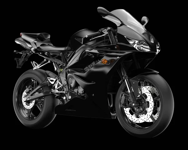 Arka planda hızlı bisiklet izole edilmiş. 3d görüntüleme - illüstrasyon