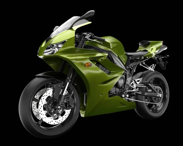 Arka planda hızlı bisiklet izole edilmiş. 3d görüntüleme - illüstrasyon