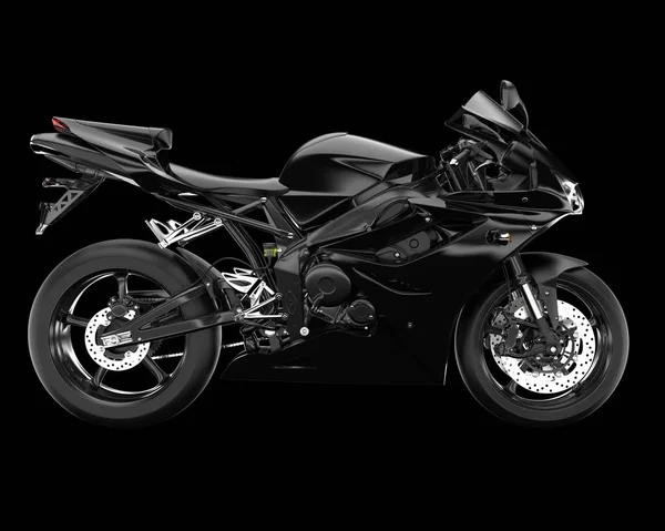 Arka planda hızlı bisiklet izole edilmiş. 3d görüntüleme - illüstrasyon