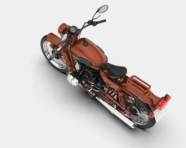 Motorcycle Sidecar Isolated Background Rendering Illustration — Fotografia de Stock
