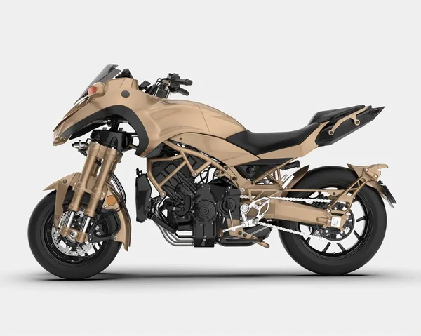 Scooter arka planda izole edilmiş. 3d görüntüleme - illüstrasyon