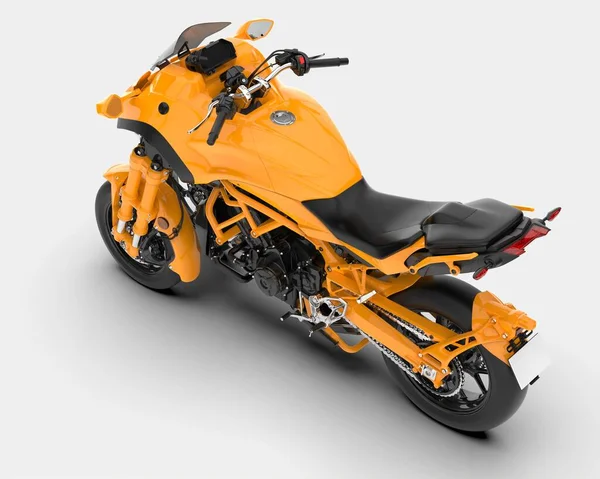 Scooter arka planda izole edilmiş. 3d görüntüleme - illüstrasyon