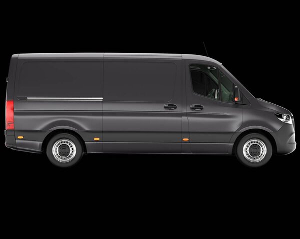 Грузовой фургон изолирован. 3D рендеринг - иллюстрация