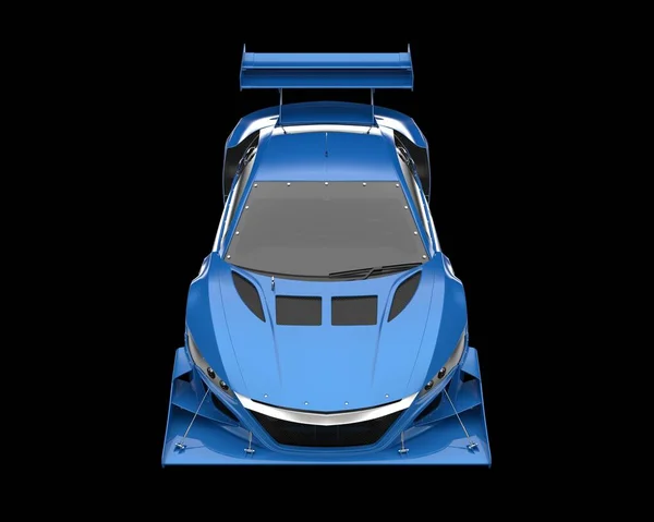 バックグラウンドで隔離されたレースカー 3Dレンダリング イラスト — ストック写真