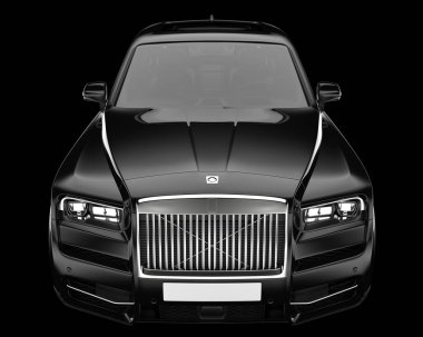 Arka planda izole edilmiş gerçekçi bir SUV arabası. 3d görüntüleme - illüstrasyon