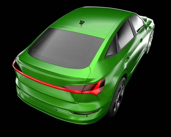 現実的なSuv車の背景に隔離されました 3Dレンダリング イラスト — ストック写真