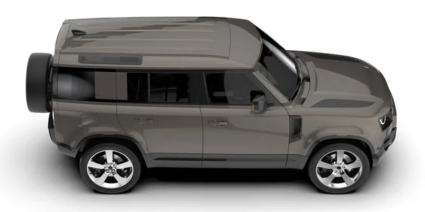 Realistic Suv Car Isolated Background Rendering Illustration — Photo