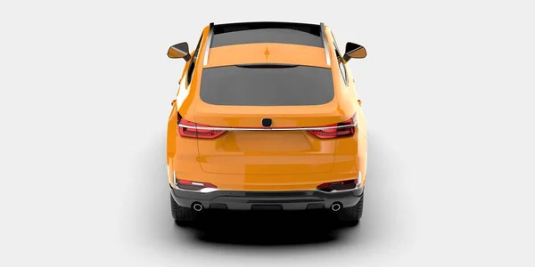 Realistic Suv Car Isolated Background Rendering Illustration — Stock Photo, Image