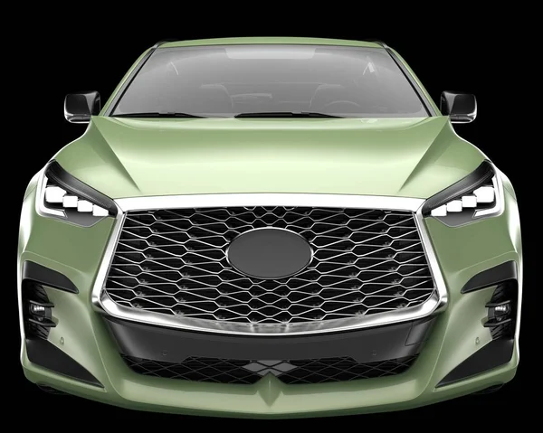 Kamyonet arka planda izole edilmiş. 3d görüntüleme - illüstrasyon