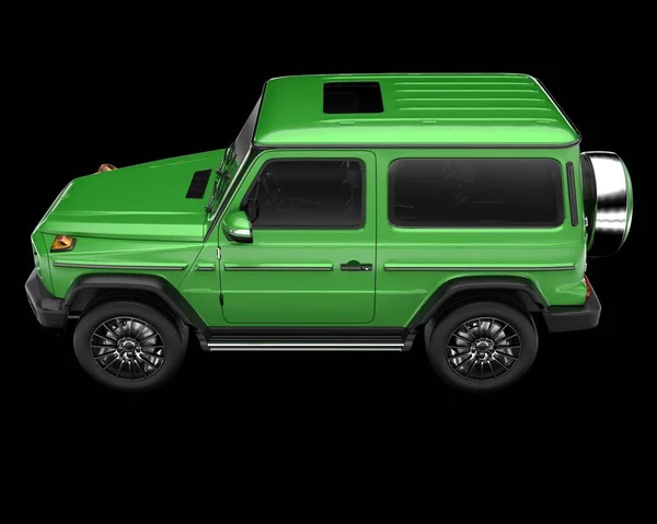 Realistic Suv Car Isolated Background Rendering Illustration — Zdjęcie stockowe