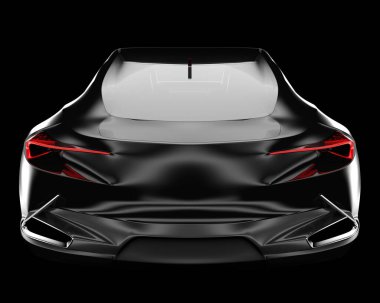 Spor araba arka planda izole edildi. 3d görüntüleme - illüstrasyon