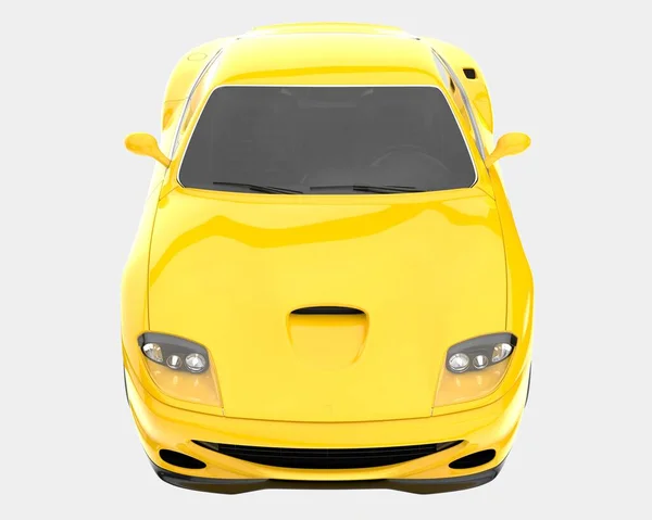 Sport Car Isolated Background Rendering Illustration — Stok fotoğraf