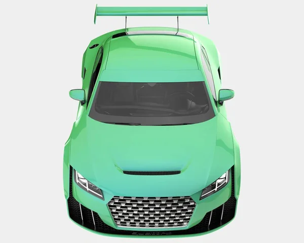 Sport Car Isolated Background Rendering Illustration — Foto Stock