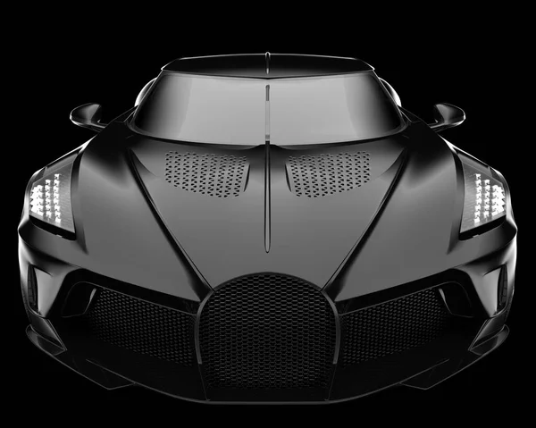 Spor araba arka planda izole edildi. 3d görüntüleme - illüstrasyon